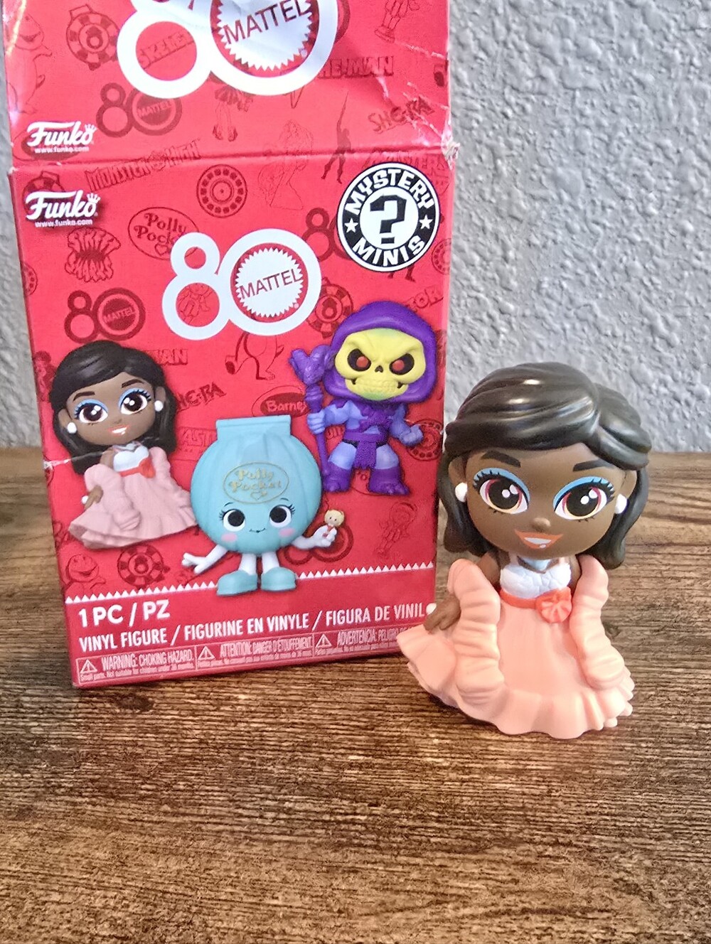 Funko Mystery Minis Mattel 80th Anniversary Girl Figure - Peach Dress